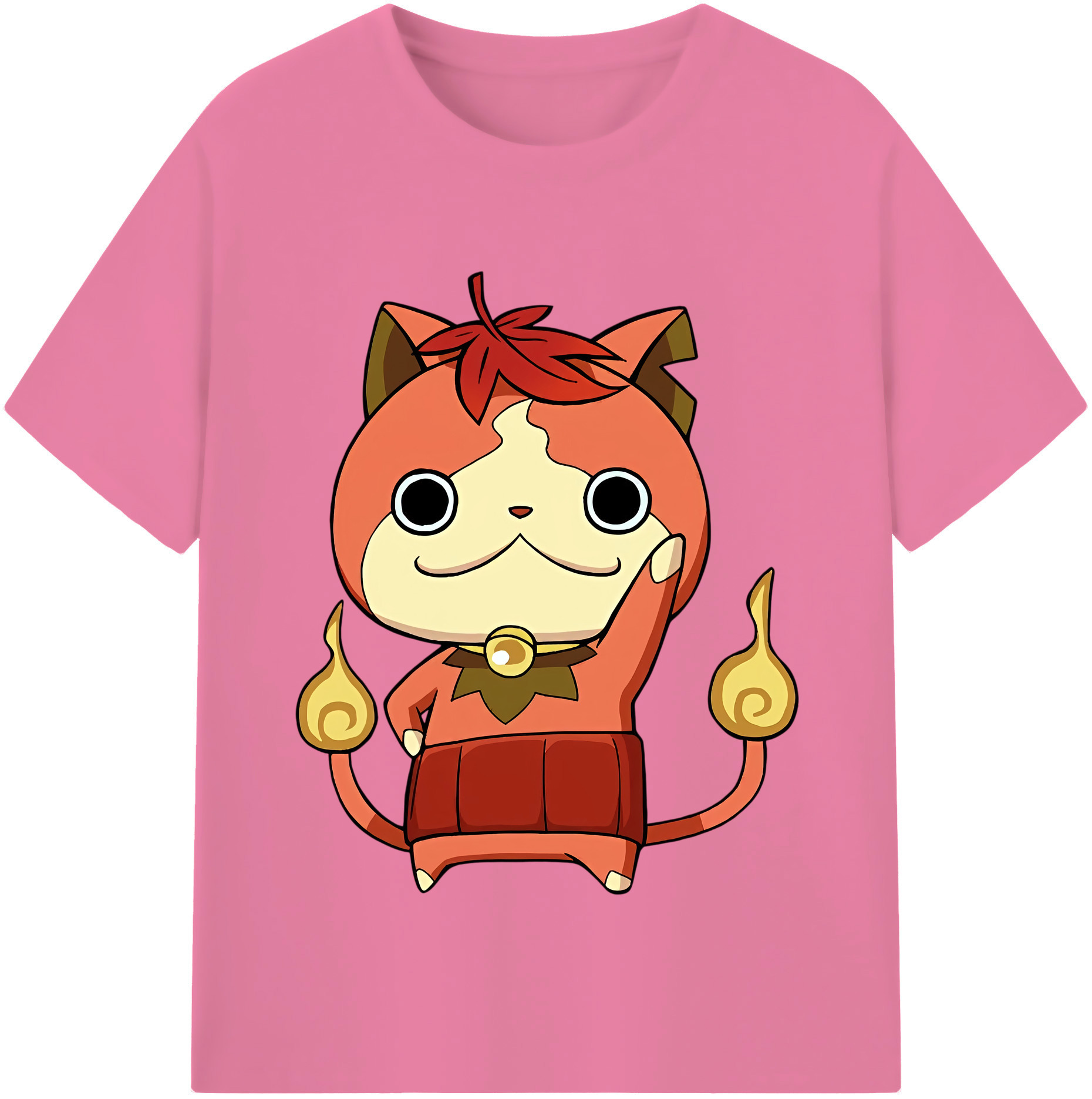（画像用） 妖怪ウォッチ Yo-kai Watch 綿100％半袖Tシャツ（フロントプリント）